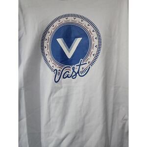 Vast‎ Life Graphic T-Shirt Medium White Surfing NWT A130 Excellent New Cotton